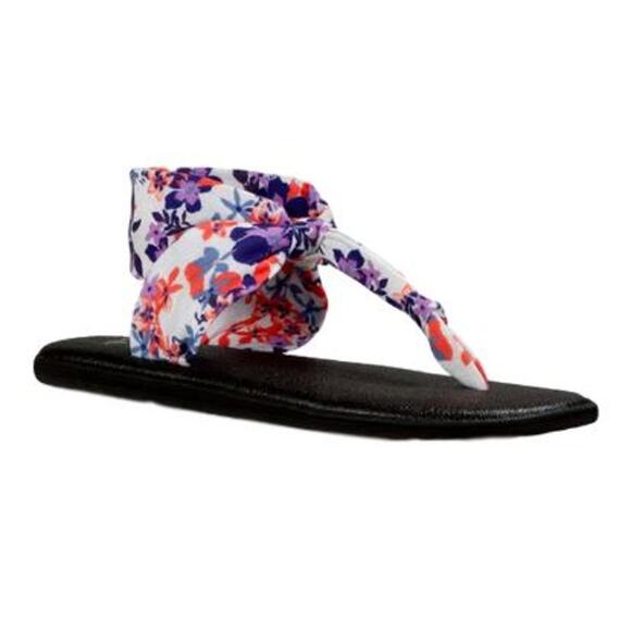 Sanuk Shoes - Sanuk Yoga Ella Floral Print Slingback Sandals